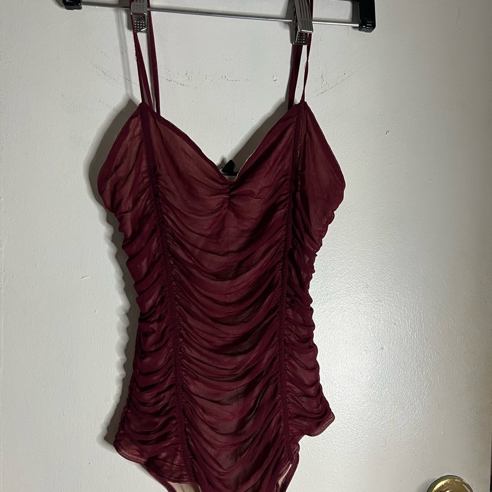 Wine bodysuit